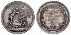 Sonstige Medaillen Loos
 ohne Jahr (um 1800) silberne Taufmedaille von D. F. Loos, Av.: Taufe Christi im Jordan, Rv.: acht Zeilen Schrift, umher Palm...
