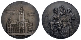 Sonstige Medaillen Städtemedaillen
Elberfeld 1900 Medaille von A. Scharff auf die Einweihung des neuen Rathauses, Av.: IM / 30. JAHRE / DER / WIEDERA...