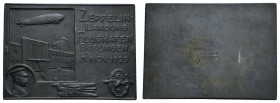 Sonstige Medaillen Zeppelin
 1929 Einseitige, klippenförmige Bronzemedaille 1929 von Mayer und Wilhelm, auf die Landung des &quot;LZ 127&quot; in Böb...