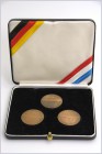Sonstige Medaillen Zeppelin
 1976 3 seltene Gedenkmedaillen in Bronze, anlässlich der 200Jahrfeier der USA, herausgegeben mit Zeppelinmotive LZ 1, Lu...