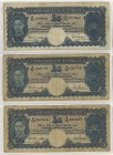 Ausland Australien
 5 £ (30) 1941 Armitage/McFarlane, 30 Scheine in Albenseiten, Knicke, Falten, unruhige Ränder, Verfärbungen, teils kleine Risschen...