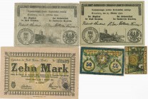 Deutschland Städtisches Notgeld
Serienscheine 19 Scheine, u.a. Gotha 1922 100 + 500 Mark, Gräfenthal 10 + 50 Pfennig 1921, Graudenz 10 + 20 Mark 1918...