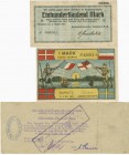 Deutschland Städtisches Notgeld
Kassenscheine 46 Scheine mit gutem Anteil besserer Ausgaben, darunter privates Notgeld, u.a. Warnitz 1 Mark 1920, Wei...