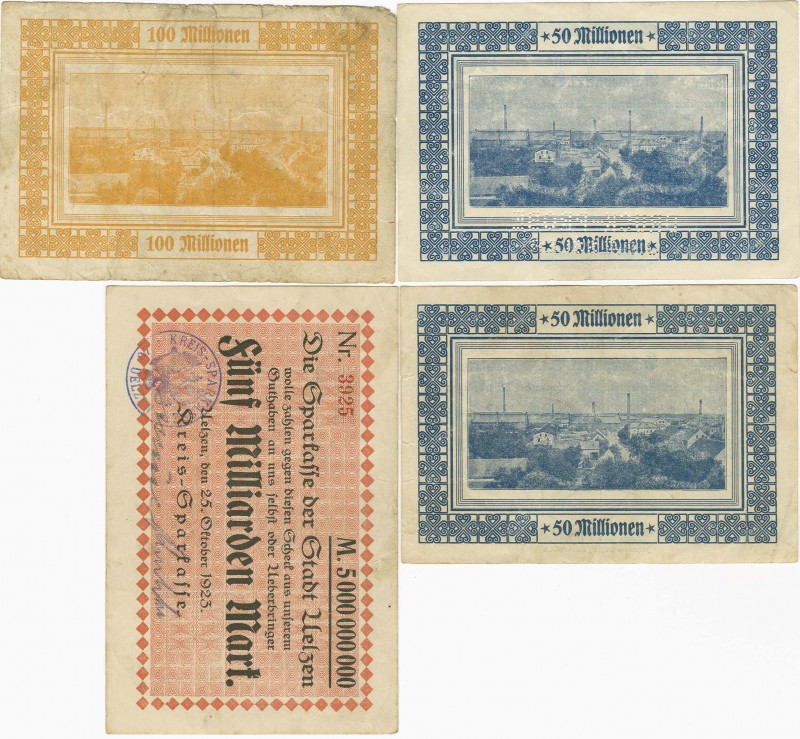 Deutschland Städtisches Notgeld
Kassenscheine Sehr attraktive Sammlung aus 22 z...