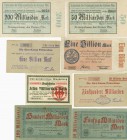Deutschland Städtisches Notgeld
Kassenscheine Kleine Sammlung aus 47 vorwiegend städtischen und privaten Kassenscheinen, ferner Serienscheine, bis zu...