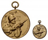 Deutschland (Alt-)deutsche Staaten (bis 1933) Auszeichnungen
Sachsen Verdienstmedaille, Verdienst um das Vaterland 1914/18, Bronze vergoldet, mit ori...