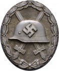 Deutschland 2. WK Militärische Auszeichnungen Allgemein
 Verwundetenabzeichen 1939 in Silber, volle Buntmetallausführung (!), Hersteller &quot;65&quo...