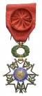 Ausland Frankreich
 3. Republik (1870-1940), Orden der Ehrenlegion, Ritterkreuz, mit Jahreszahl 1870 und rückseitig gekreuzten Fahnen, an rotem Origi...