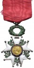 Ausland Frankreich
 3. Republik (1870-1940), Orden der Ehrenlegion, Ritterkreuz, mit Jahreszahl 1870 und rückseitig gekreuzten Fahnen, an rotem Origi...