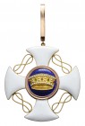 Ausland Italien
Königreich (1861-1946) Ordine della Corona d´Italia (Orden der Krone von Italien), Großhalskreuz für Offiziere, mit unkonfektionierte...