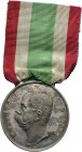 Ausland Italien
Königreich (1861-1946) Medaglia per Unita d´Italia, 1848-1870, Silbermedaille, an Originalband, schöner kaum getragener Zustand - Vom...