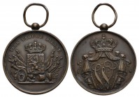 Ausland Niederlande
 Voor trouwe Dienst, Bronzemedaille mit Öse, Rf.