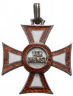Ausland Österreich-Ungarn
Franz Josef I. 1848-1916 Militärverdienstkreuz, 3. Klasse, ohne Kranz, Friedensausführung, mit originalem Tragering, kleine...