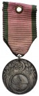 Ausland Osmanisches Reich
 Iftihar Madalyasi (Ruhmsmedaille, Donau-Medaille oder Allgemeine Dienstmedaille), AH1270 = 1853AD, Silbermedaille, mit ori...