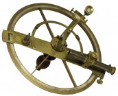 Optische Instrumente
 Ein schöner, unsignierter &quot;Borda&quot; Messing-Kreis mit 720-Gradeinteilung, wahrscheinlich französisch. Ca. 1785. Durchme...