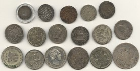 Nachlässe & Sammlungsaufgaben
 Münzen aus 4 Jahrhunderten, 17 Stück vorwiegend Silber/Billon, u.a. 1/4 Rubel Russland, 20 Kreuzer Habsburg 1796 C, 40...