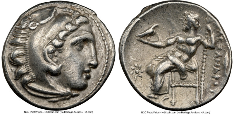 MACEDONIAN KINGDOM. Alexander III the Great (336-323 BC). AR drachm (18mm, 12h)....