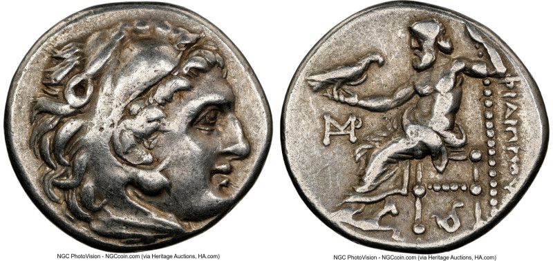 MACEDONIAN KINGDOM. Philip III Arrhidaeus (323-317 BC). AR drachm (18mm, 5h). NG...