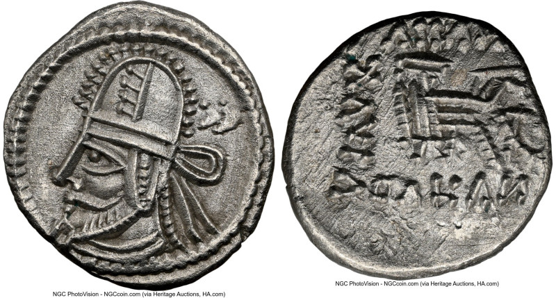 PARTHIAN KINGDOM. Artabanus VI (ca. AD 212-224/7). AR drachm (18mm, 2.91 gm, 11h...