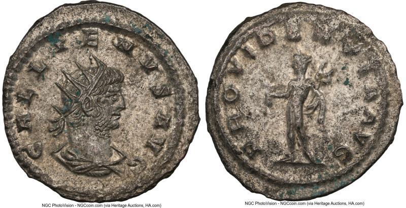 Gallienus, Sole Reign (AD 253-268). BI antoninianus (22mm, 5h). NGC MS, Silverin...