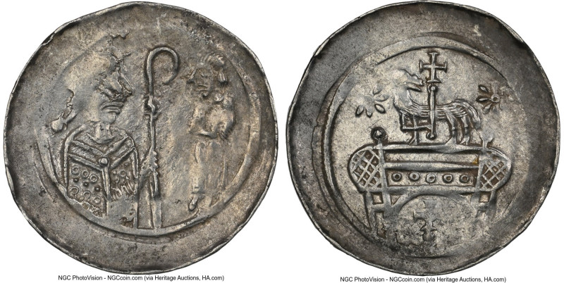 Strasbourg. Anonymous Denier (Pfennig) ND (1050-1250) UNC Details (Cleaned) NGC,...