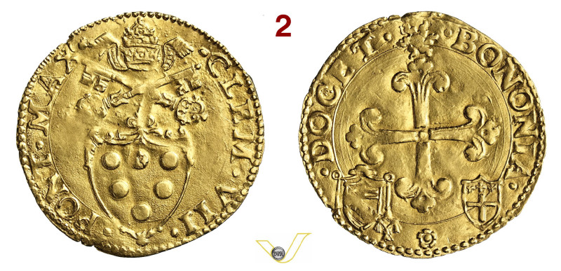 BOLOGNA CLEMENTE VII (1523-1534) Scudo d'oro 1786 MIR 828/1 Munt. 104 Au g 3,30 ...