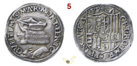 CASALE GUGLIELMO II PALEOLOGO (1494-1518) Testone MIR 185 CNI 38 Ravegnani 8 Ag g 9,53 mm 30 • Bella patina BB÷SPL