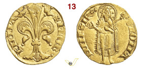 FIRENZE REPUBBLICA (XIII Secolo-1532) Fiorino (1300, II Semestre) simbolo bordone (Ricco di Lapo di Arrigo e Vanni di Colto) MIR 4/95 Bern. 923/931 Au...