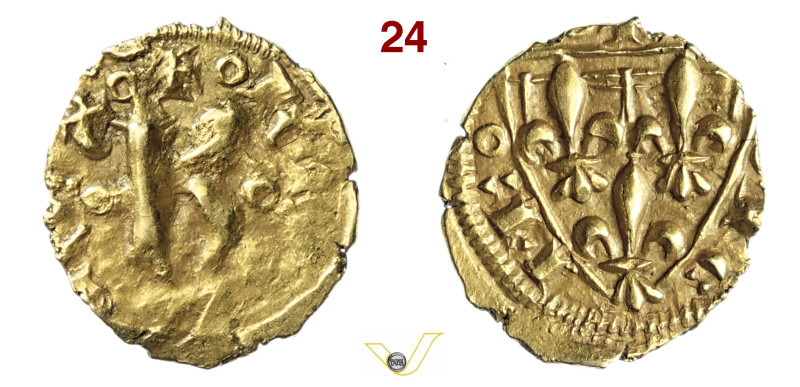 MESSINA CARLO I D'ANGIO' (1266-1282) Tarì MIR 150 Spahr 5 Au g 0,65 mm 11 BB/q.S...