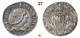 MILANO LUDOVICO MARIA SFORZA, detto "il Moro" (1494-1500) Testone MIR 229 Crippa 2 Ag g 9,64 mm 28 • Piacevole patina SPL