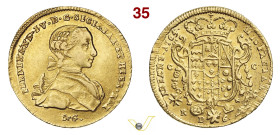 NAPOLI FERDINANDO IV (1759-1799) 6 Ducati 1765 MIR 352/10 Fb. 846a P.R. 8 Au g 8,76 mm 21 BB÷SPL