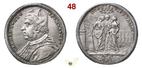 ROMA CLEMENTE XI (1700-1721) Testone MIR 2285/1 Munt. 64 Ag g 9,16 mm 32 SPL