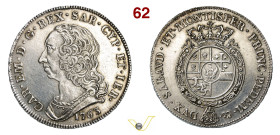CARLO EMANUELE III (1730-1773) Scudo da 6 Lire 1765 Torino Ag g 35,16 mm 43 • Di insolita qualità SPL
