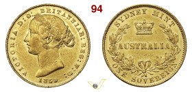 AUSTRALIA VITTORIA (1837-1901) Sovrana 1859 Sydney Fb. 10 Au g 8,00 mm 22 BB÷SPL