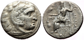Unidentified Kings of Macedon. Alexander III ‘The Great’ AR Drachm (Silver, 16mm, 3.63g)