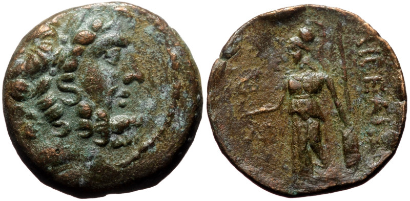 Cilicia, Aegeae AE Bronze, 20mm, 5.89g) 2nd-1st cent. 
Obv: Laureate head of Zeu...