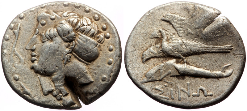 Paphlagonia, Sinope (ca 330-300 BC) AR Drachm Silver, 20mm, 5.76g), No magistrat...