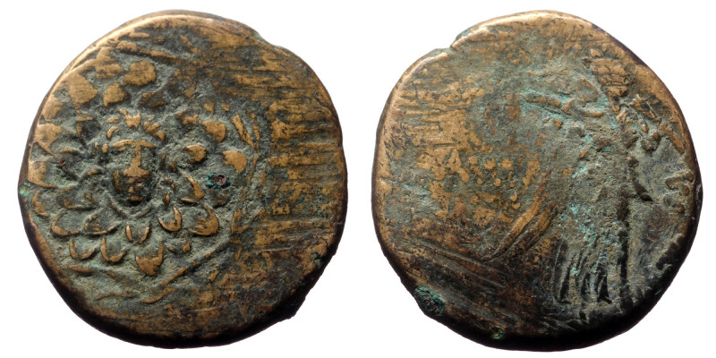 Pontos, Amisos. Mithradates VI (120-63 BC) AE (Bronze, 24mm, 8.16g) local civic ...