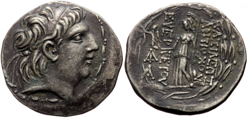 Seleukid Kings of Syria, Antiochos VII Euergetes Sidetes (138-129 BC) AR Tetradr...