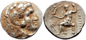 Seleukid Kings of Syria, Seleukos I Nikator (312-281 BC) AR Tetradrachm (Silver, 25mm, 16.88g) Seleukeia on the Tigris mint. Struck 305-304 BC. 
Obv: ...