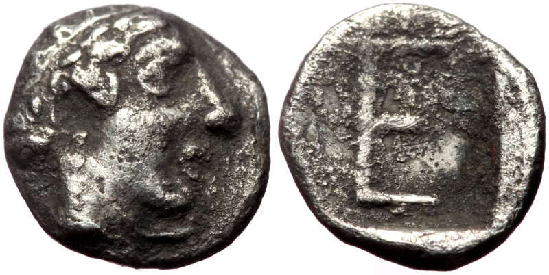 Unidentified Greek AR hemiobol AR (Silver, 0.30g, 7mm)