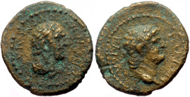 Lydia, Sardes AE (Bronze, 2.32g, 16mm) Nero (54-68) Tiberius Claudius Mnaseas, magistrate.
Obv: NEPΩN KAICAP, Laureate head right.
Rev: EΠΙ TI MNACEOY...