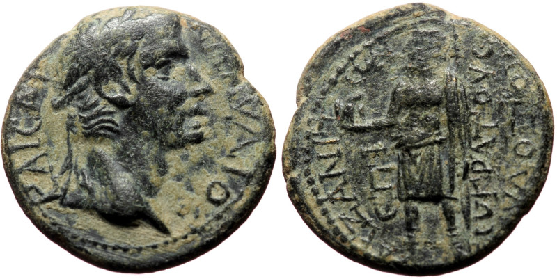 Phrygia, Aezani AE (Bronze, 4.55g, 20mm) Claudius (Augustus, 41-54) Magistrate: ...