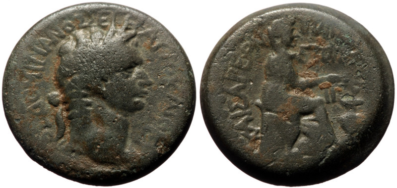 Cilicia, Anazarbus AE Diassarion (Bronze, 12.11g, 23mm) Domitian (81-96), Dated ...