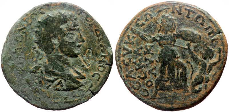 Cilicia, Seleucia ad Calycadnum AE (Bronze, 15.91g, 28mm) Gordian III. 238-244. ...