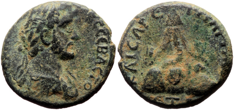 Cappadocia, Caesarea AE (Bronze, 9.84g, 22mm) Antoninus Pius (138-161)
Obv: [ΑΥΤ...