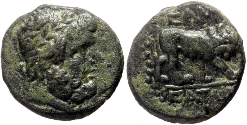 Syria, Coele-Syria, Samosata AE (Bronze, 7.29g, 19mm) civic issue, ca 31 B.C.- A...