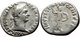 Domitian (81-96) AR Denarius (Silver, 3.02g, 19mm) Rome, 90-91. 
Obv: IMP CAES DOMIT AVG GERM P M TR P X, laureate head right 
Rev: IMP XXI COS XV CEN...