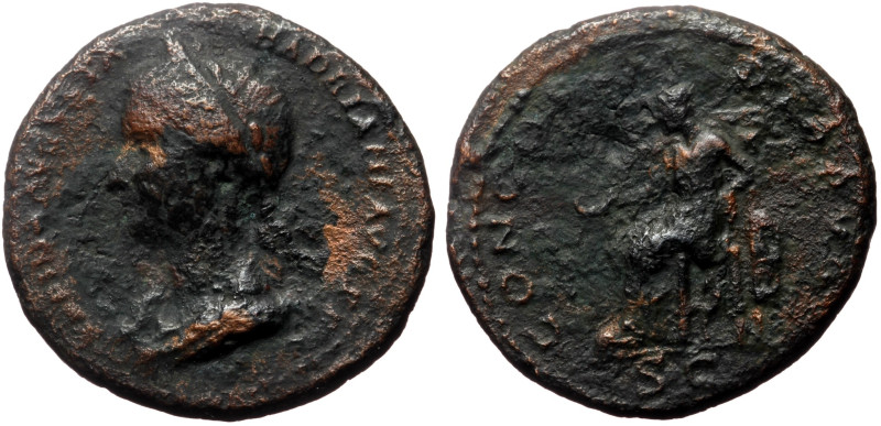 Sabina (Hadrian, 117-138) AE Sestertius, Rome (128-136) 
Obv: SABINA AVGVSTA - H...