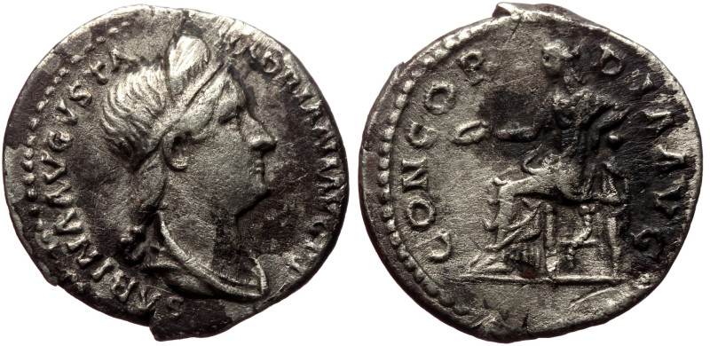 Sabina (Augusta, 128-136/7) AR Denarius (Silver, 18mm, 3.25g) Rome, c. 128-134. ...